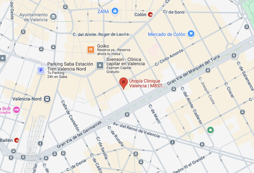 ubicación utopia clinique valencia