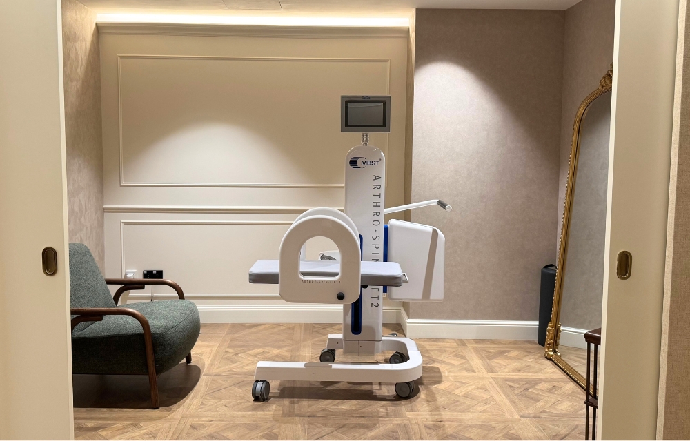 Resonancia MBST modelo Arthrospin Lift para manos y pies MBST resonancia magnetica terapeutica en Madrid para artrosis de manos y pies